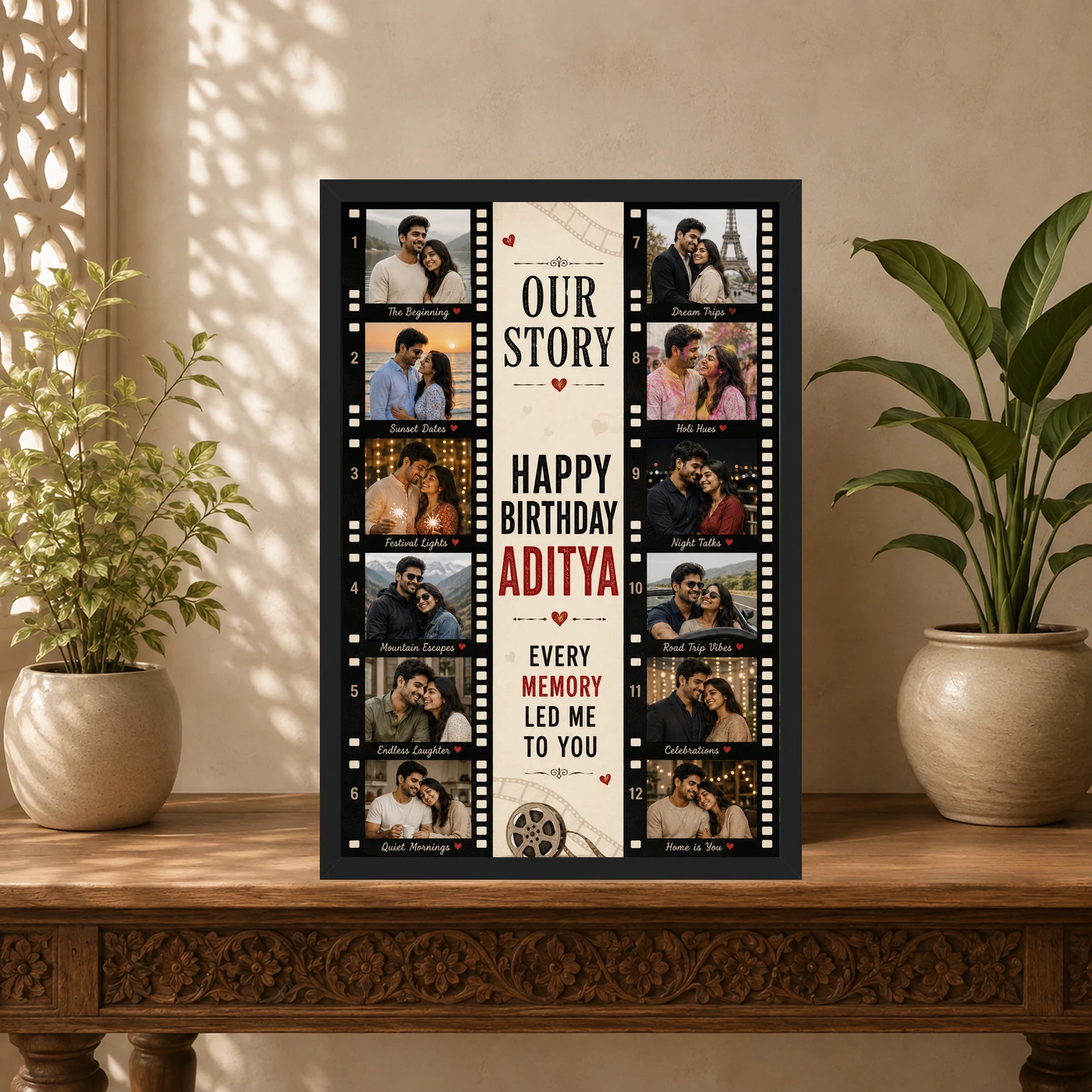 Birthday Gift for Husband Photo Frame Special Memories, view 5