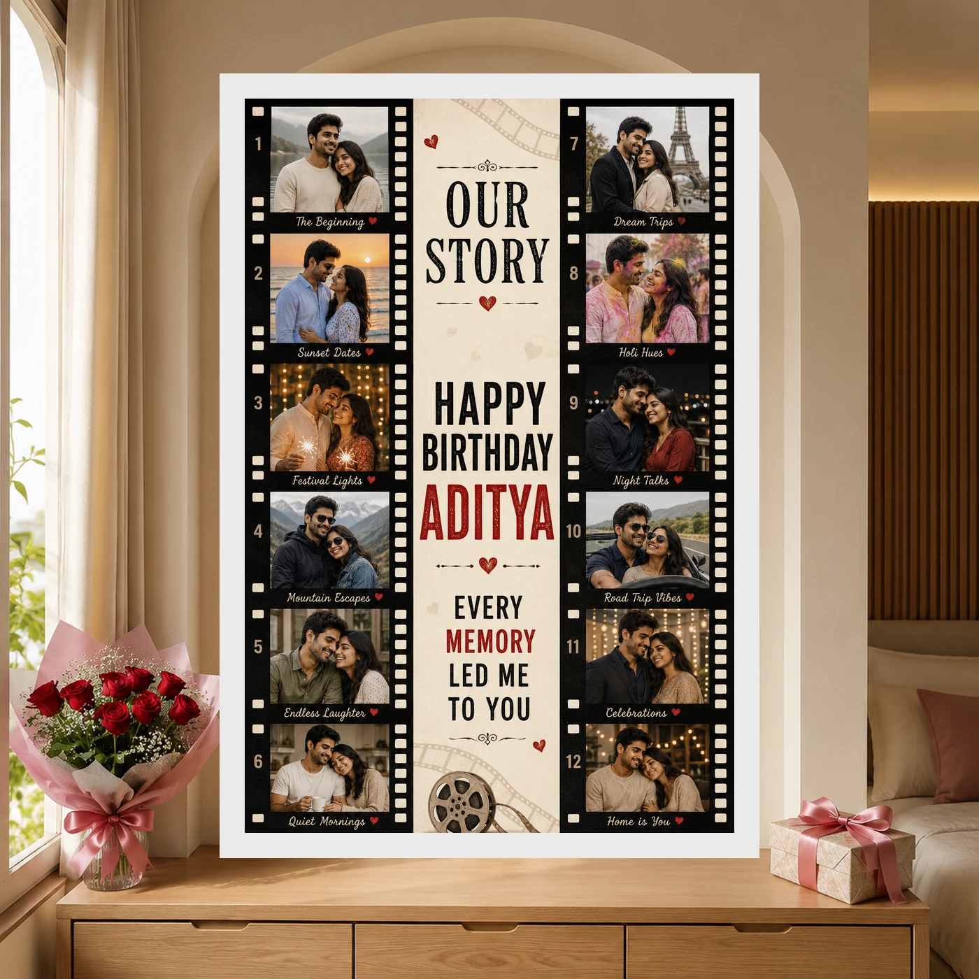 Birthday Gift for Husband Photo Frame Special Memories, view 6