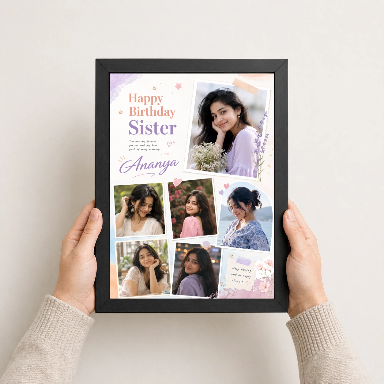 Birthday Gift Photo Frame for Sister, view 3