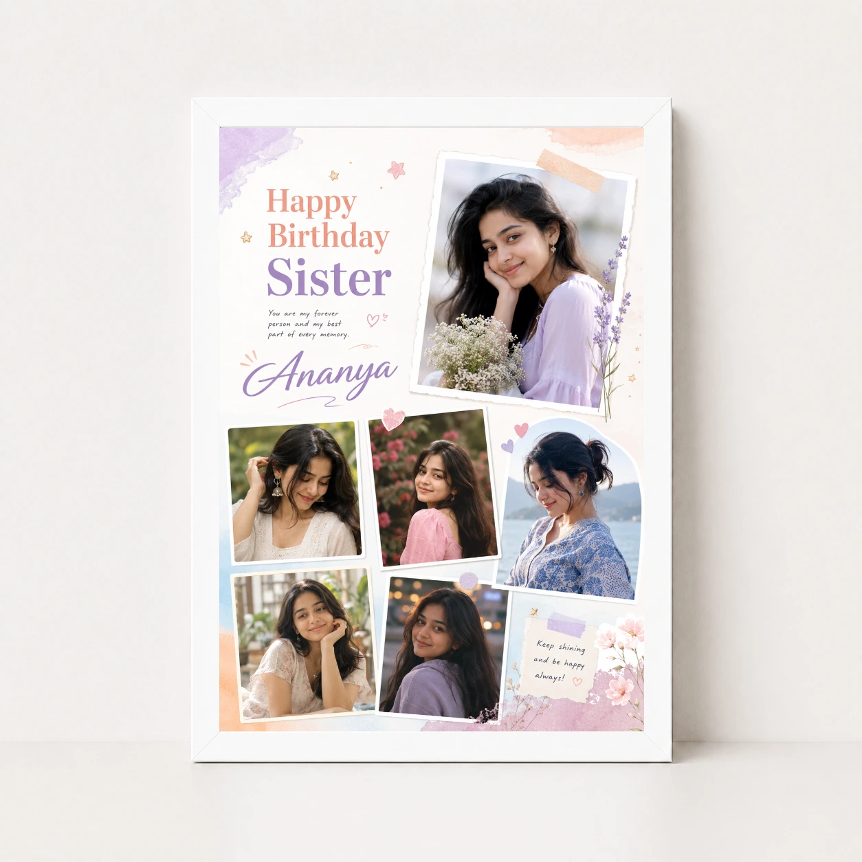 Birthday Gift Photo Frame for Sister, view 5