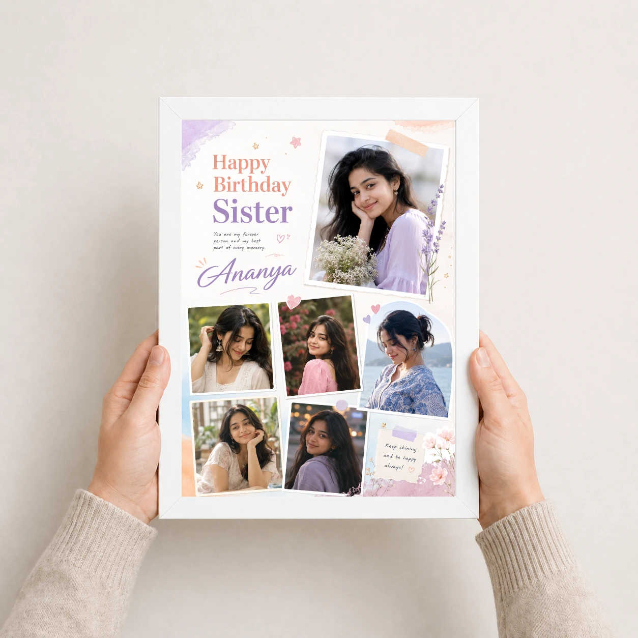 Birthday Gift Photo Frame for Sister, view 7