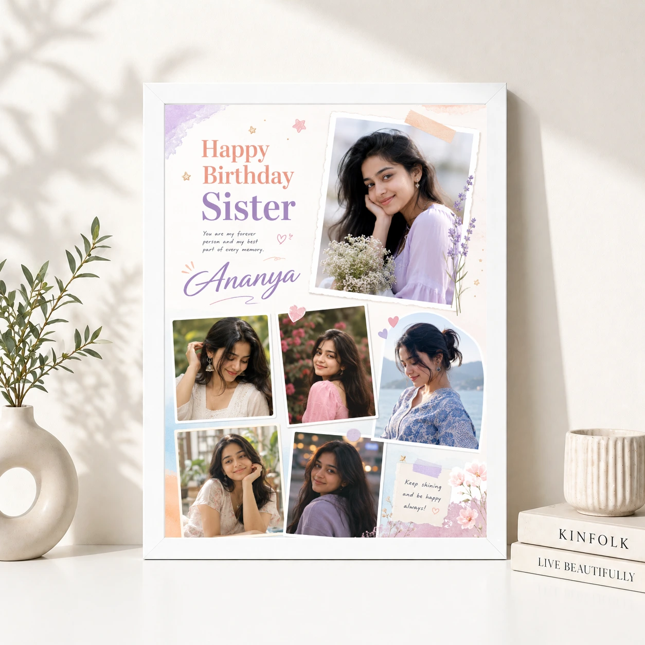 Birthday Gift Photo Frame for Sister, view 8