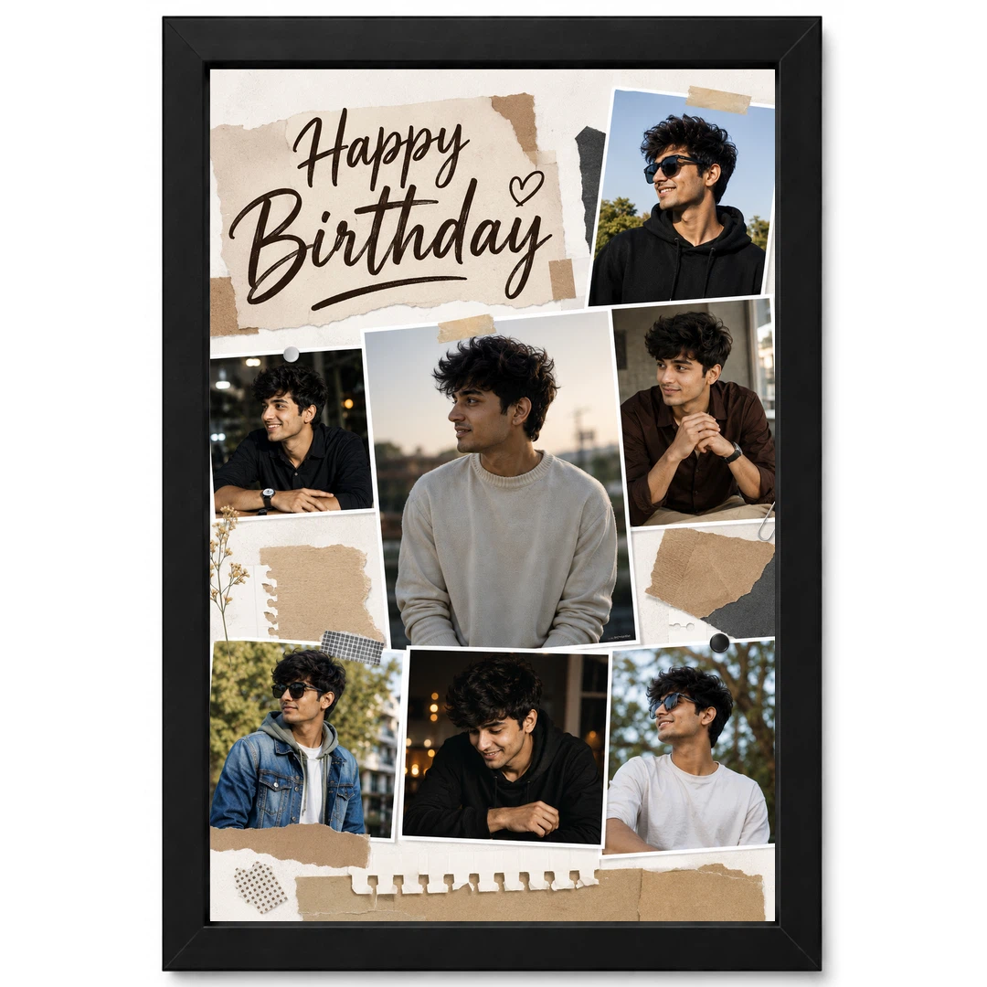 Birthday Photo Frame for Boyfriend Gift Classic Design, view 12