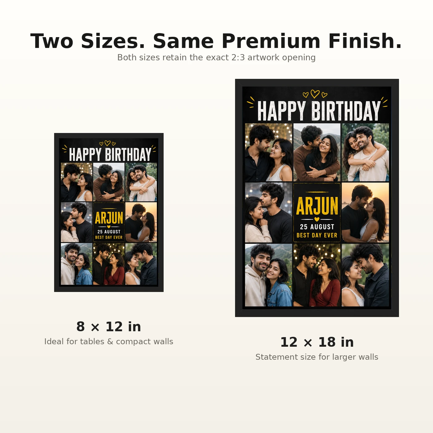 Birthday Photo Frame for Boyfriend Personalised Anniversary Style, view 8
