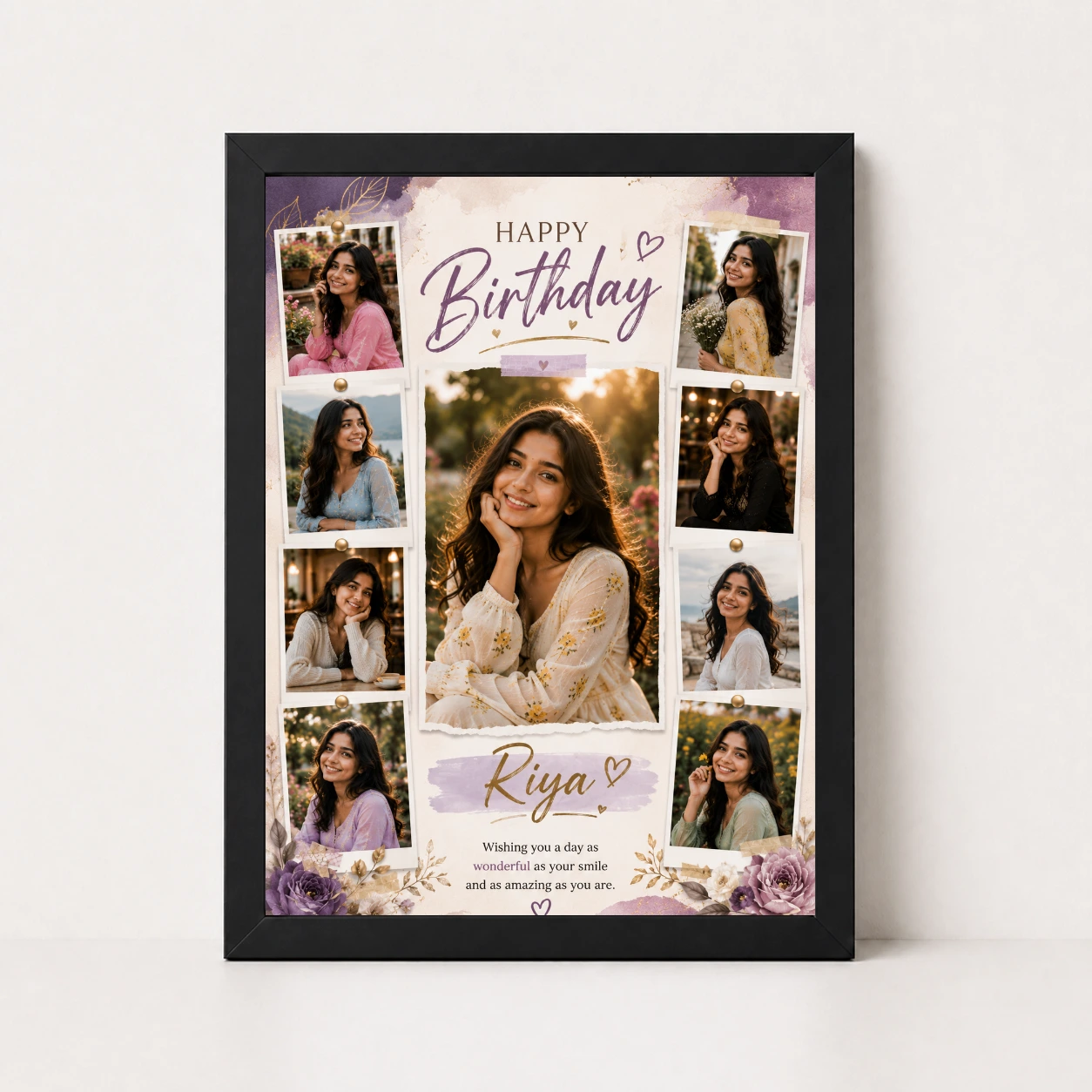 Birthday Photo Frame with Name and Message, view 9