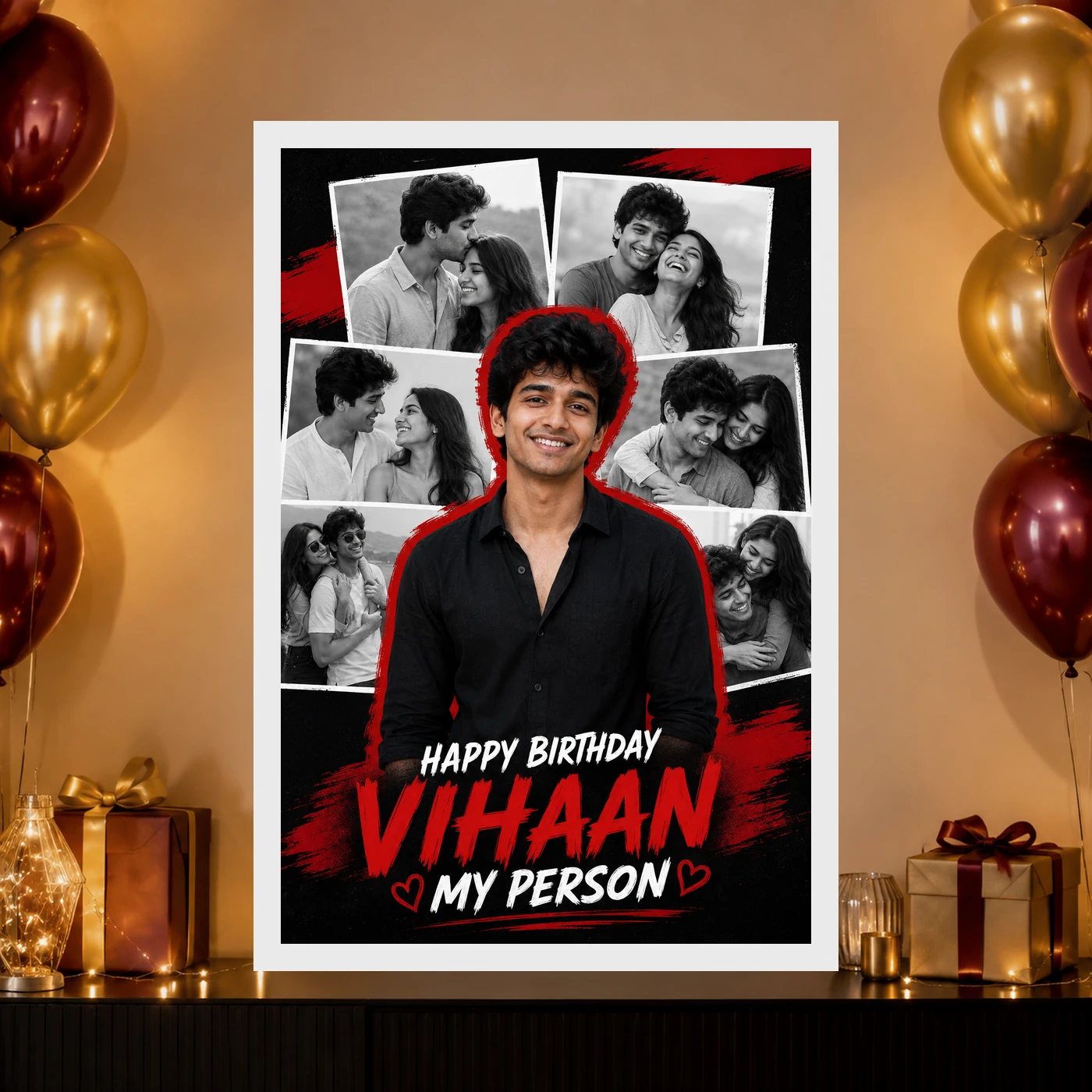 Boyfriend Birthday Photo Frame Love Quotes and Wishes, view 10