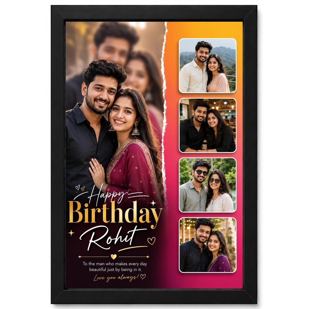 Boyfriend Birthday Photo Frame Love Quotes and Wishes, view 12