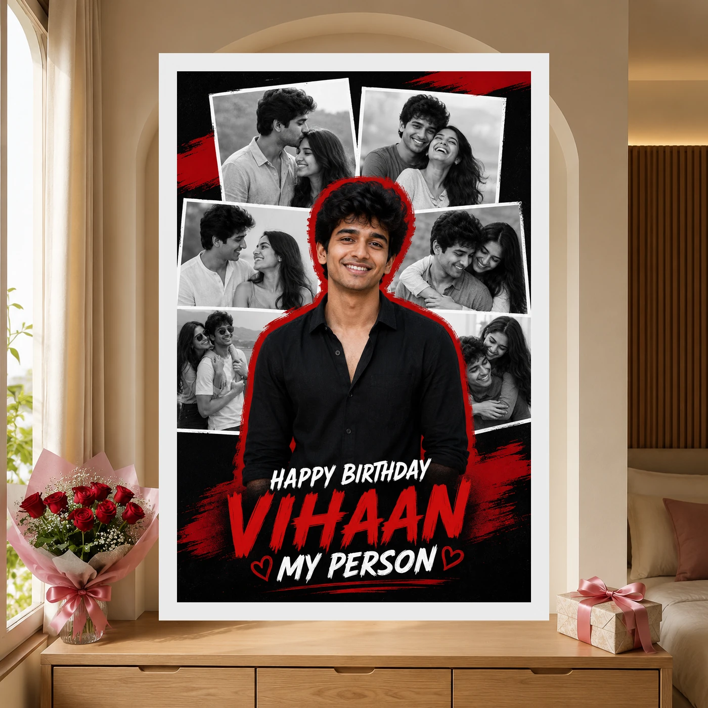 Boyfriend Birthday Photo Frame Love Quotes and Wishes, view 6