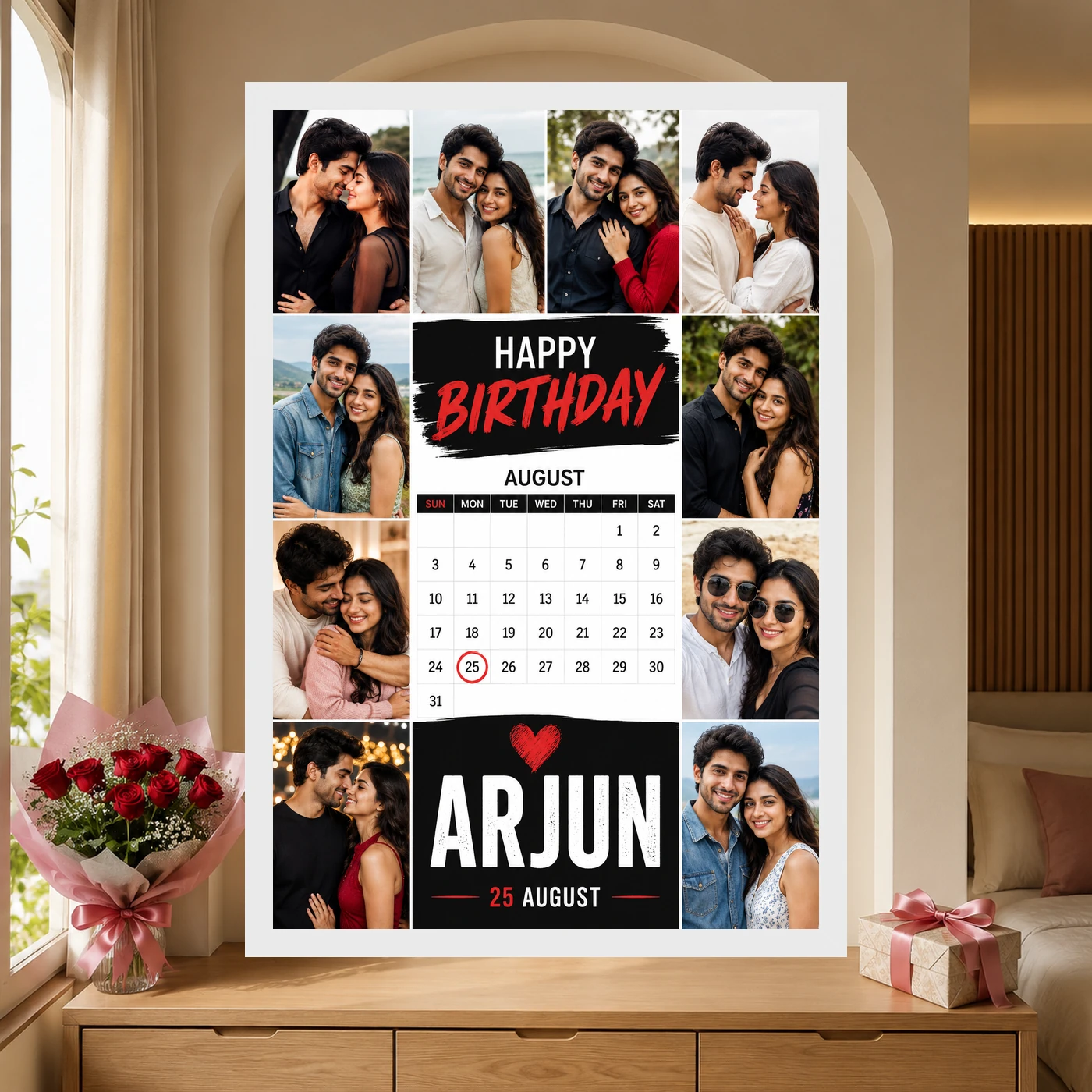 Boyfriend Birthday Photo Frame New, view 6