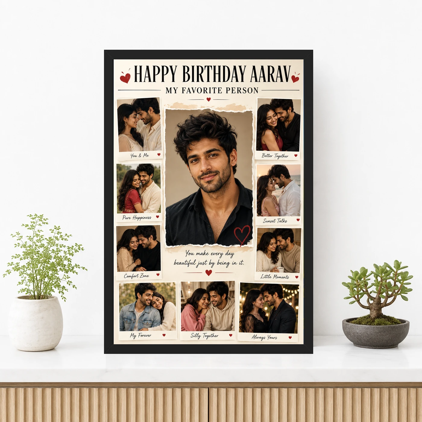 Boyfriend Birthday Photo Frame, view 3