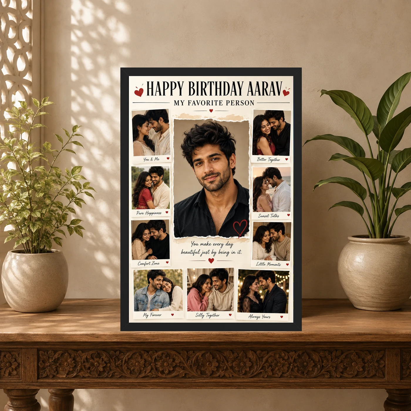Boyfriend Birthday Photo Frame, view 5