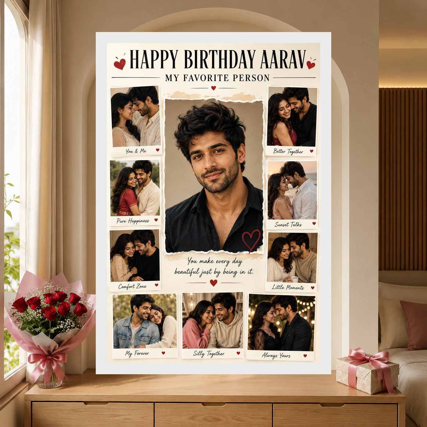 Boyfriend Birthday Photo Frame, view 6