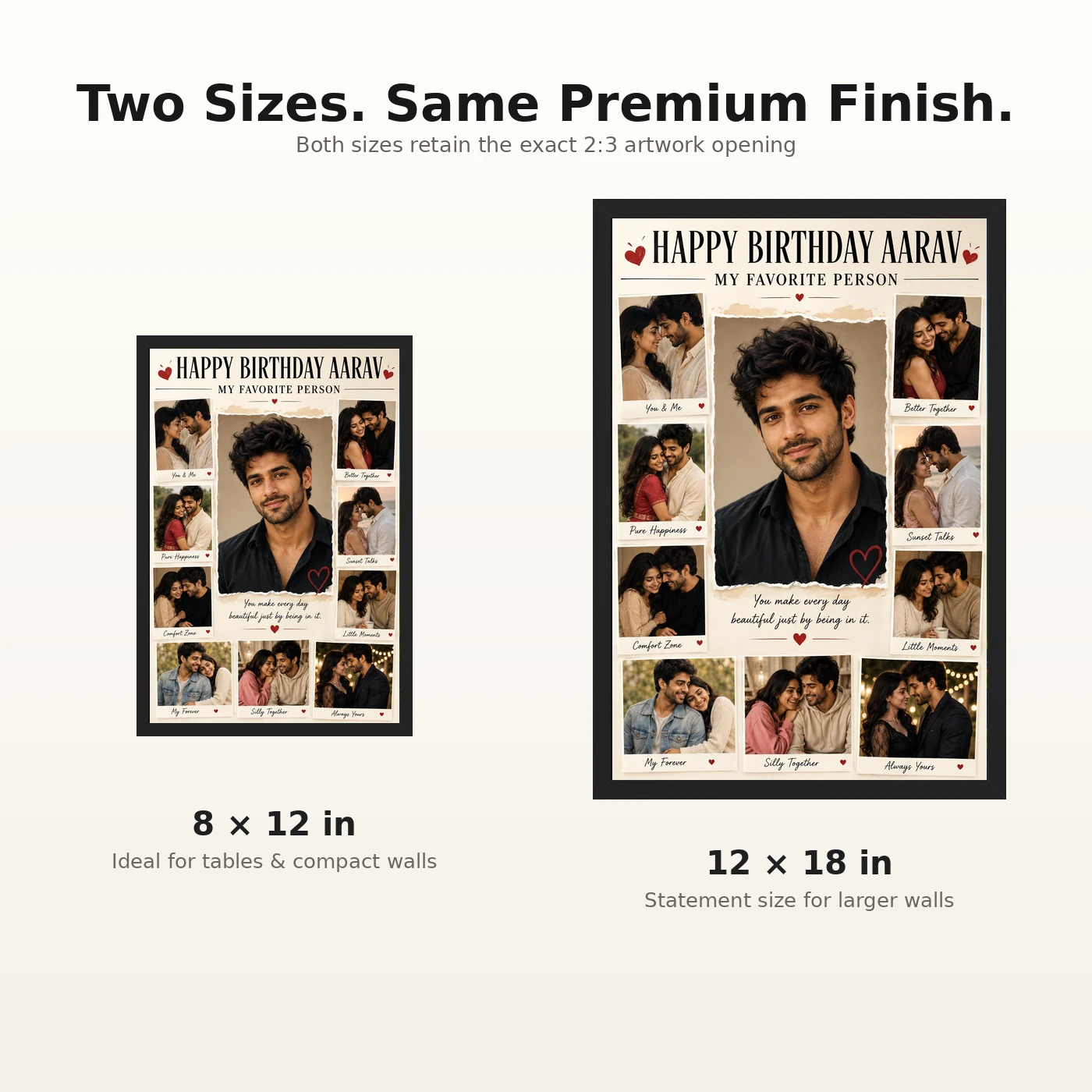 Boyfriend Birthday Photo Frame, view 8