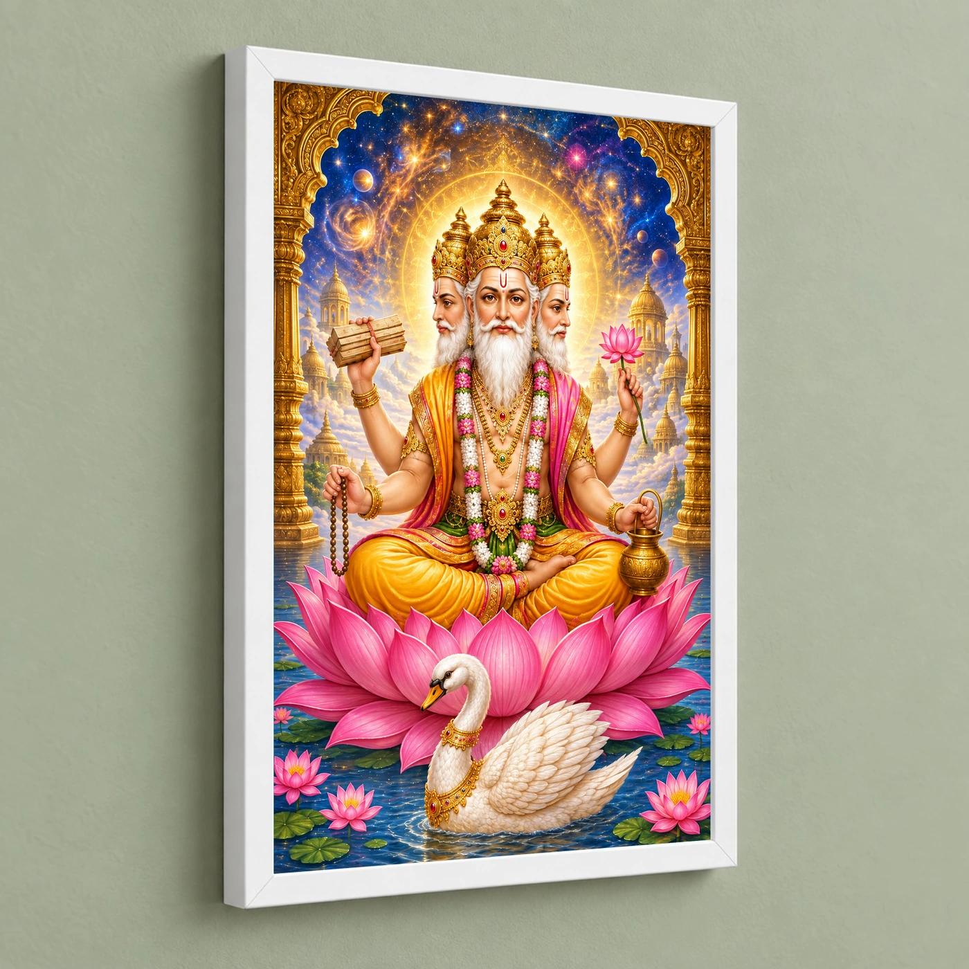 Brahma Four-Faced Lotus Cosmic Photo Frame, view 5