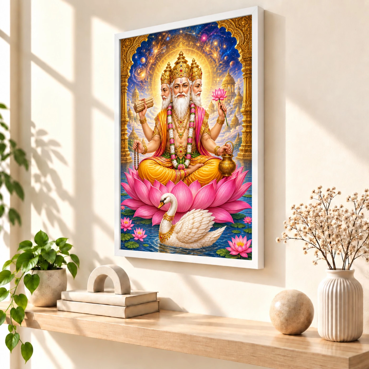Brahma Four-Faced Lotus Cosmic Photo Frame, view 7