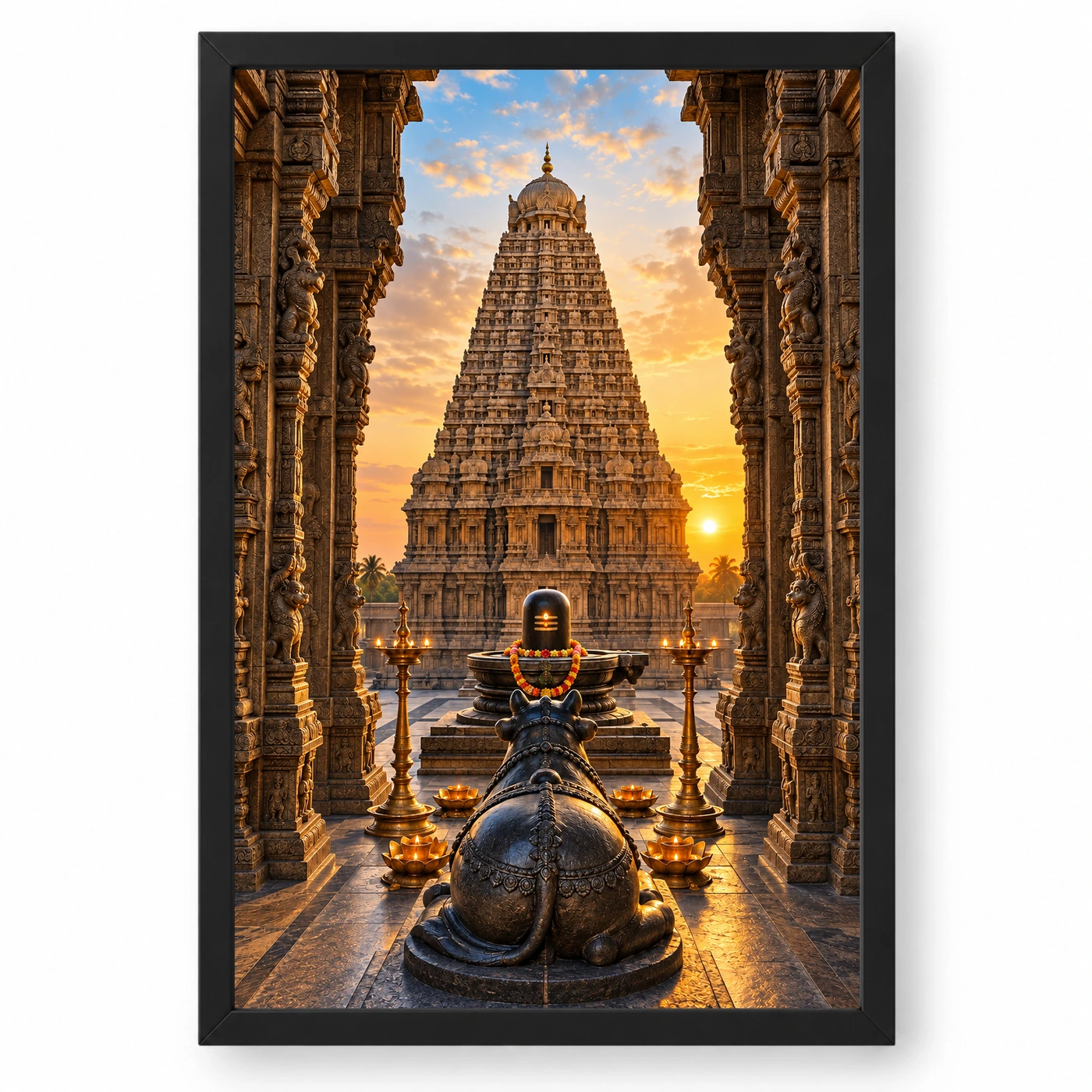 Brihadeeswarar Thanjavur Nandi Photo Frame
