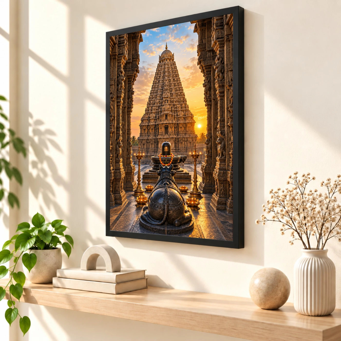 Brihadeeswarar Thanjavur Nandi Photo Frame, view 2