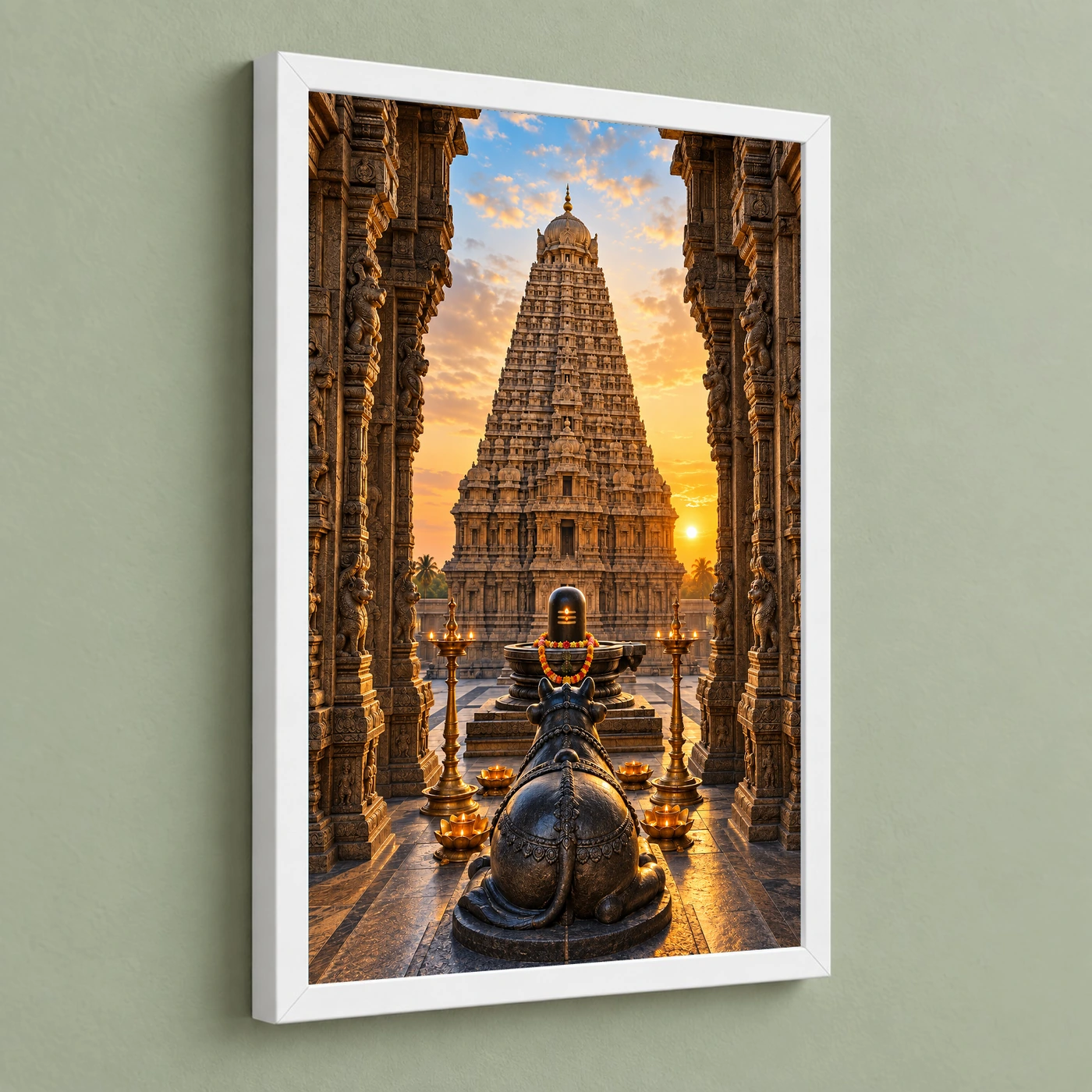 Brihadeeswarar Thanjavur Nandi Photo Frame, view 5