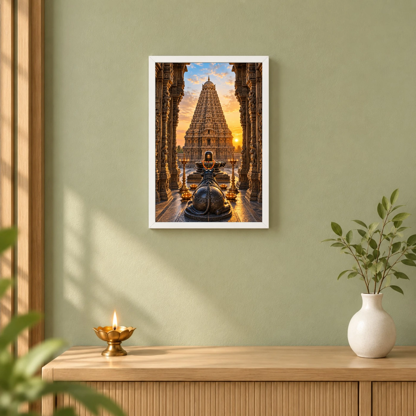Brihadeeswarar Thanjavur Nandi Photo Frame, view 6