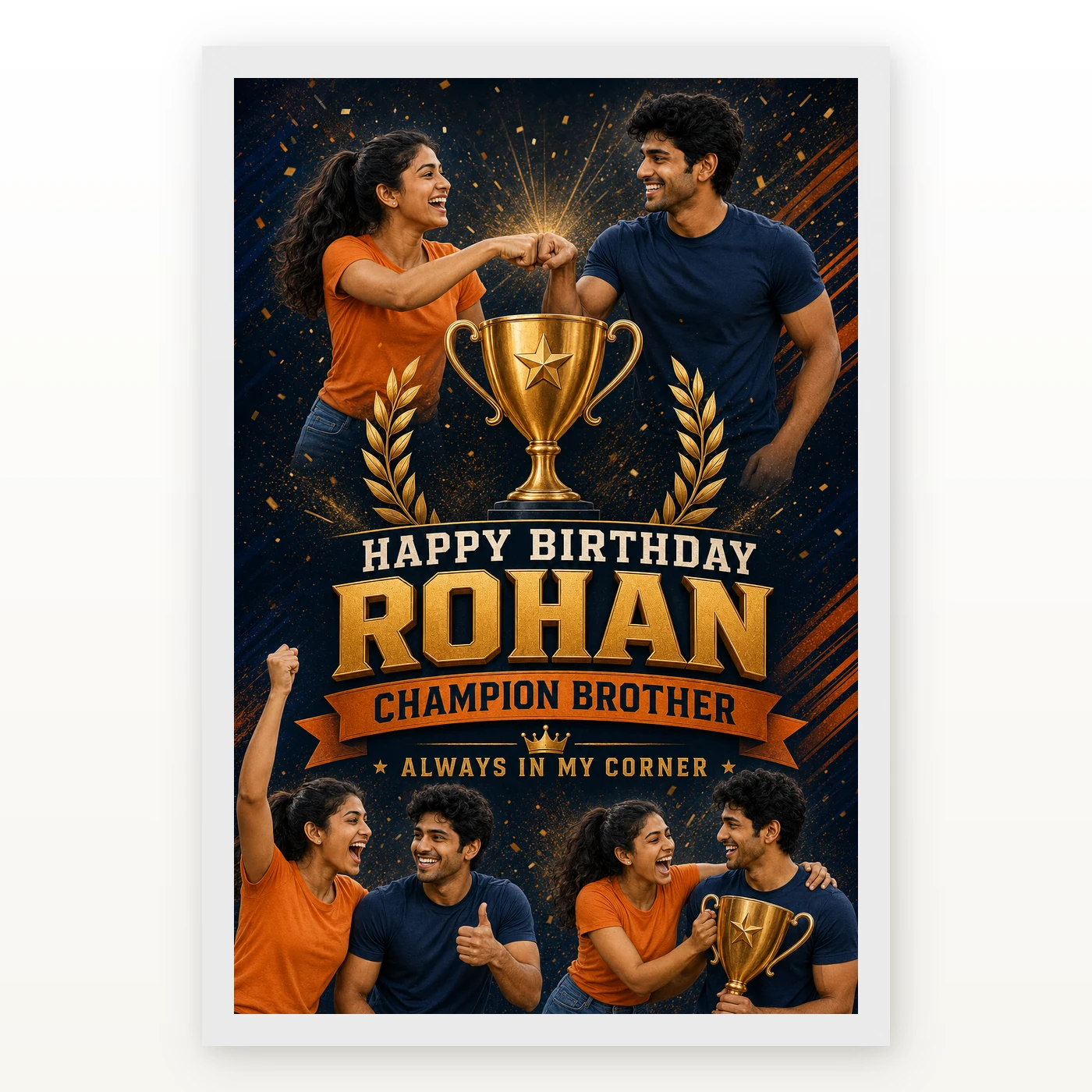 Brother Birthday Photo Frame Champion, view 2