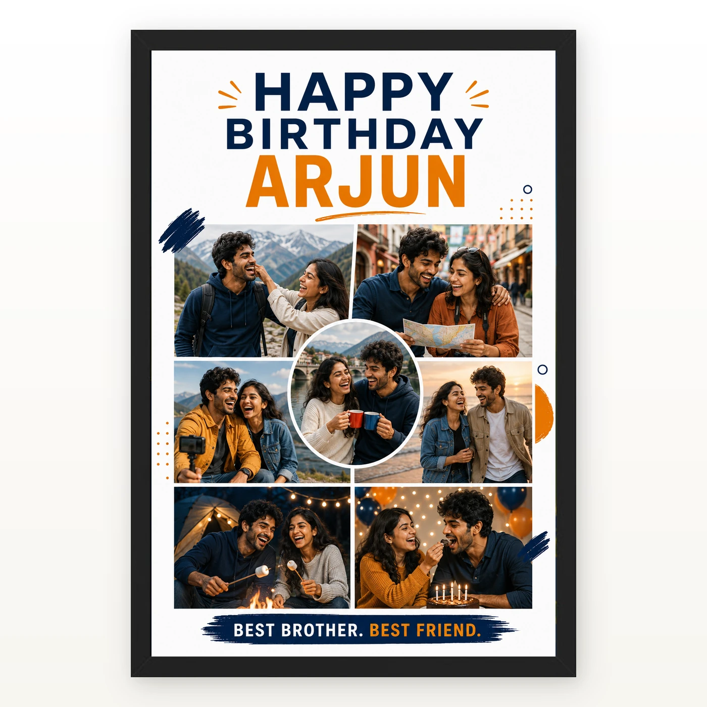 Brother Birthday Photo Frame