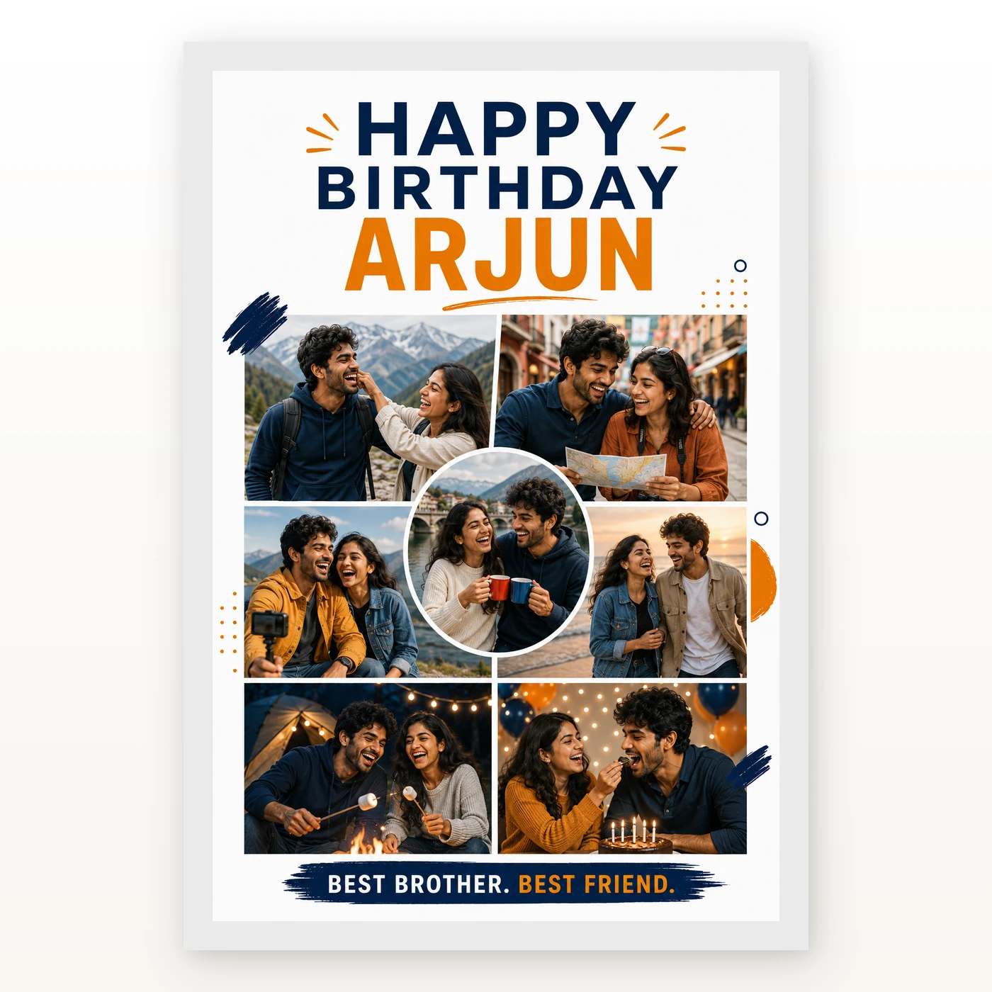 Brother Birthday Photo Frame, view 2