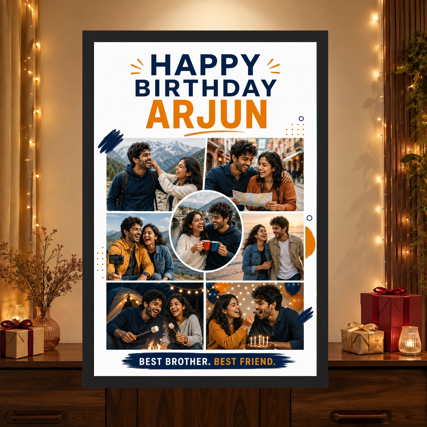 Brother Birthday Photo Frame, view 4