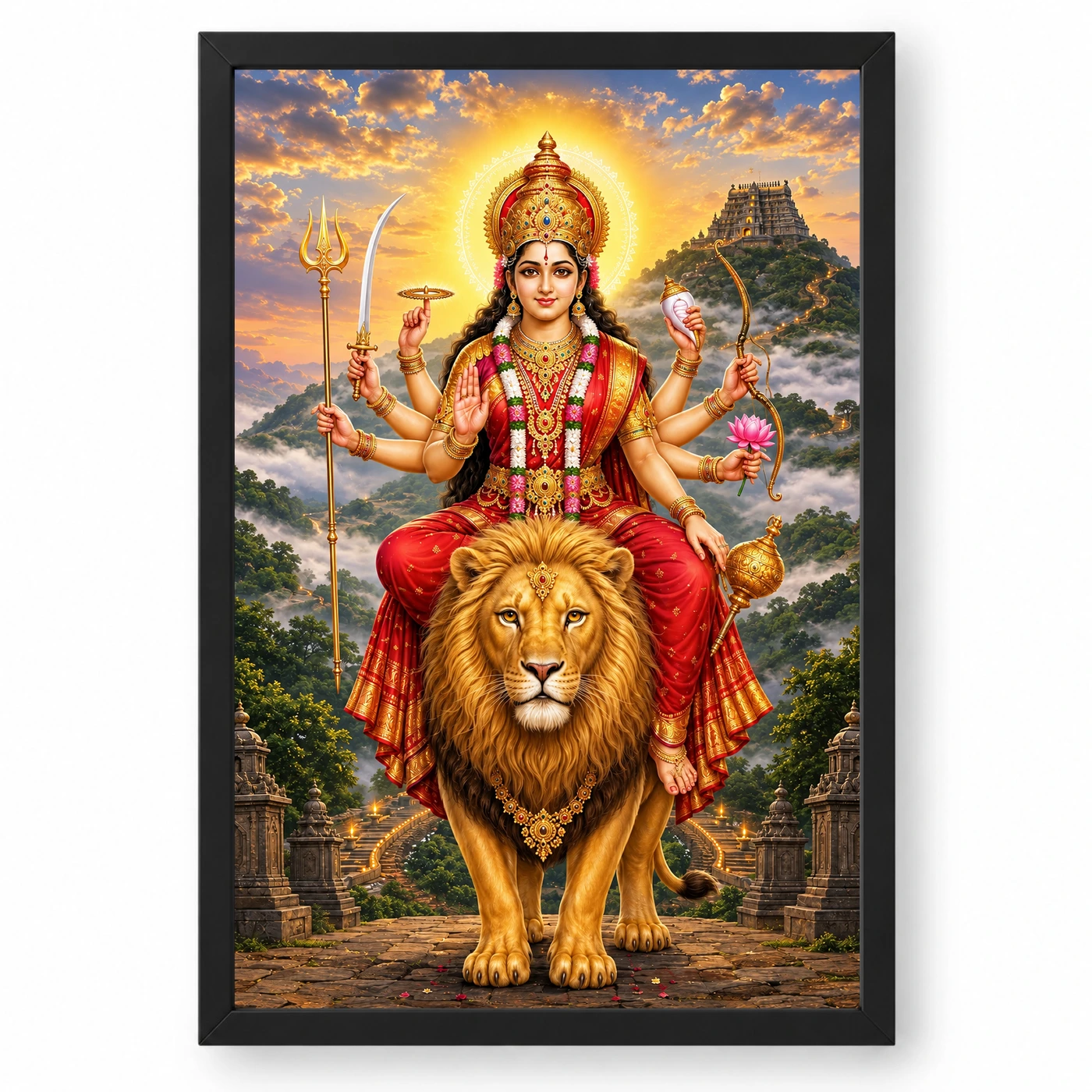 Chamundeshwari Mysuru Hills Photo Frame