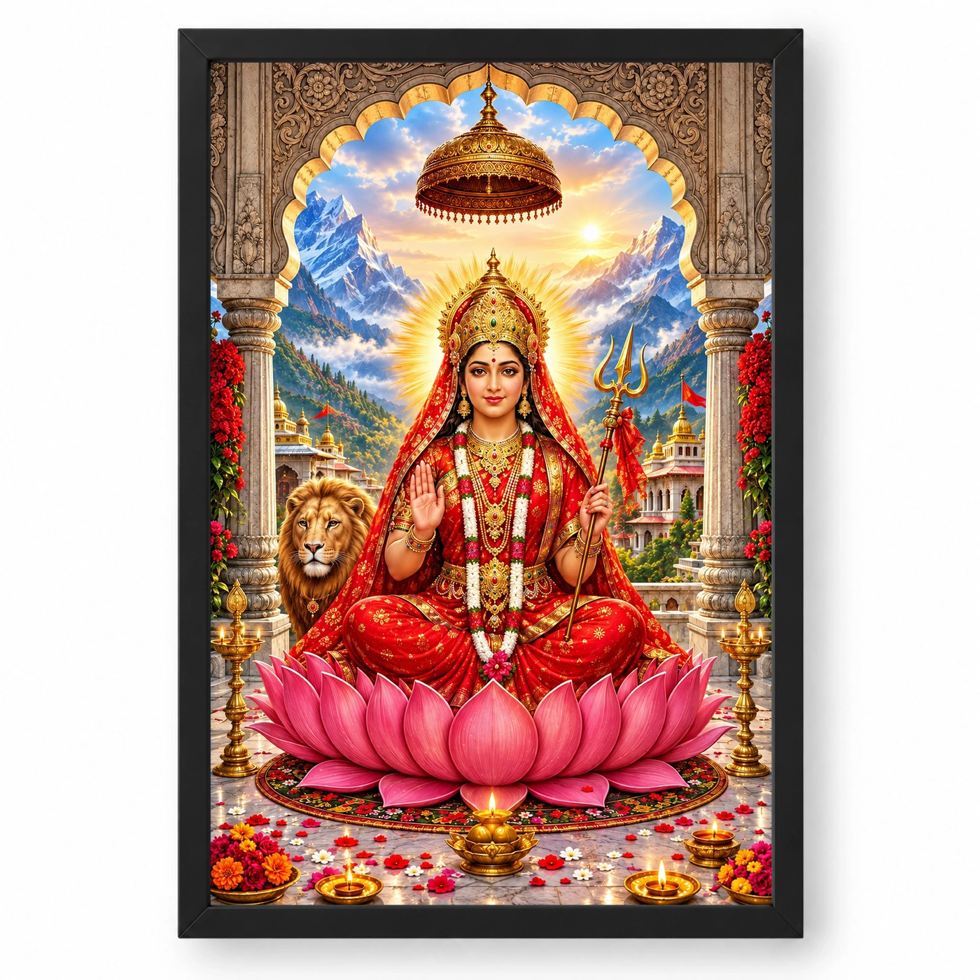 Chintpurni Mata Himachal Photo Frame