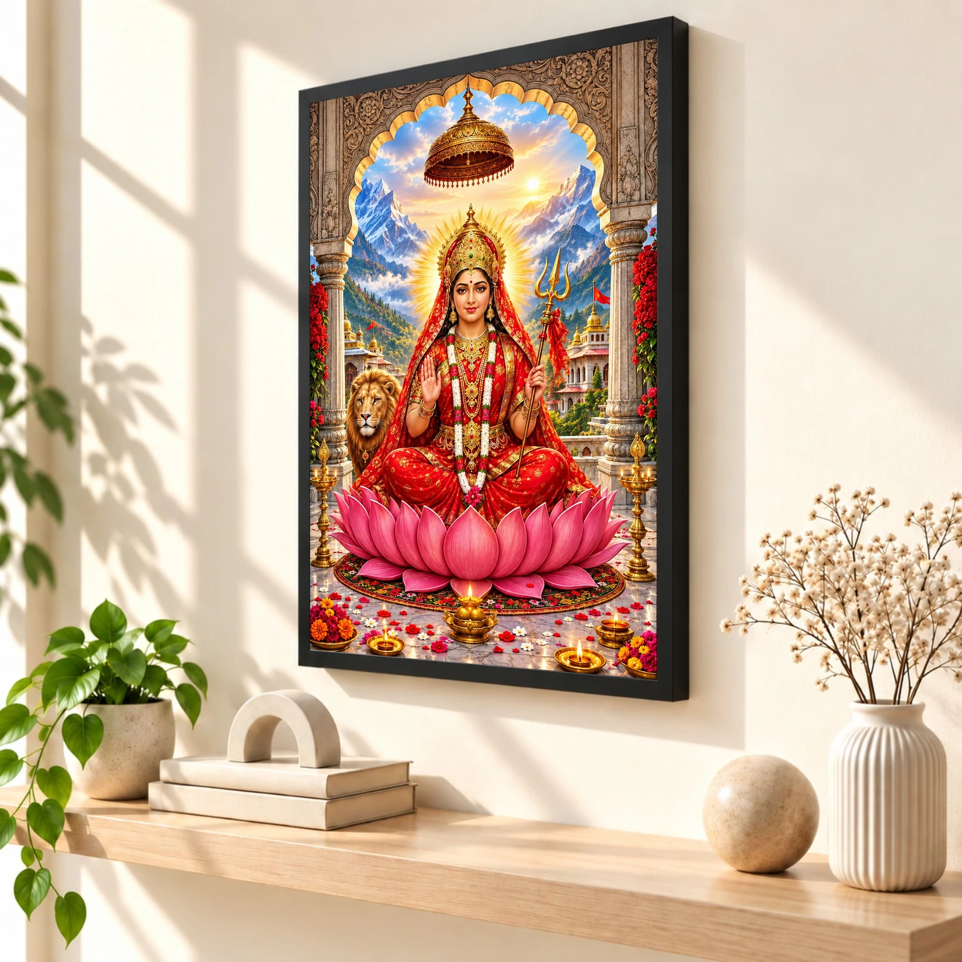 Chintpurni Mata Himachal Photo Frame, view 2