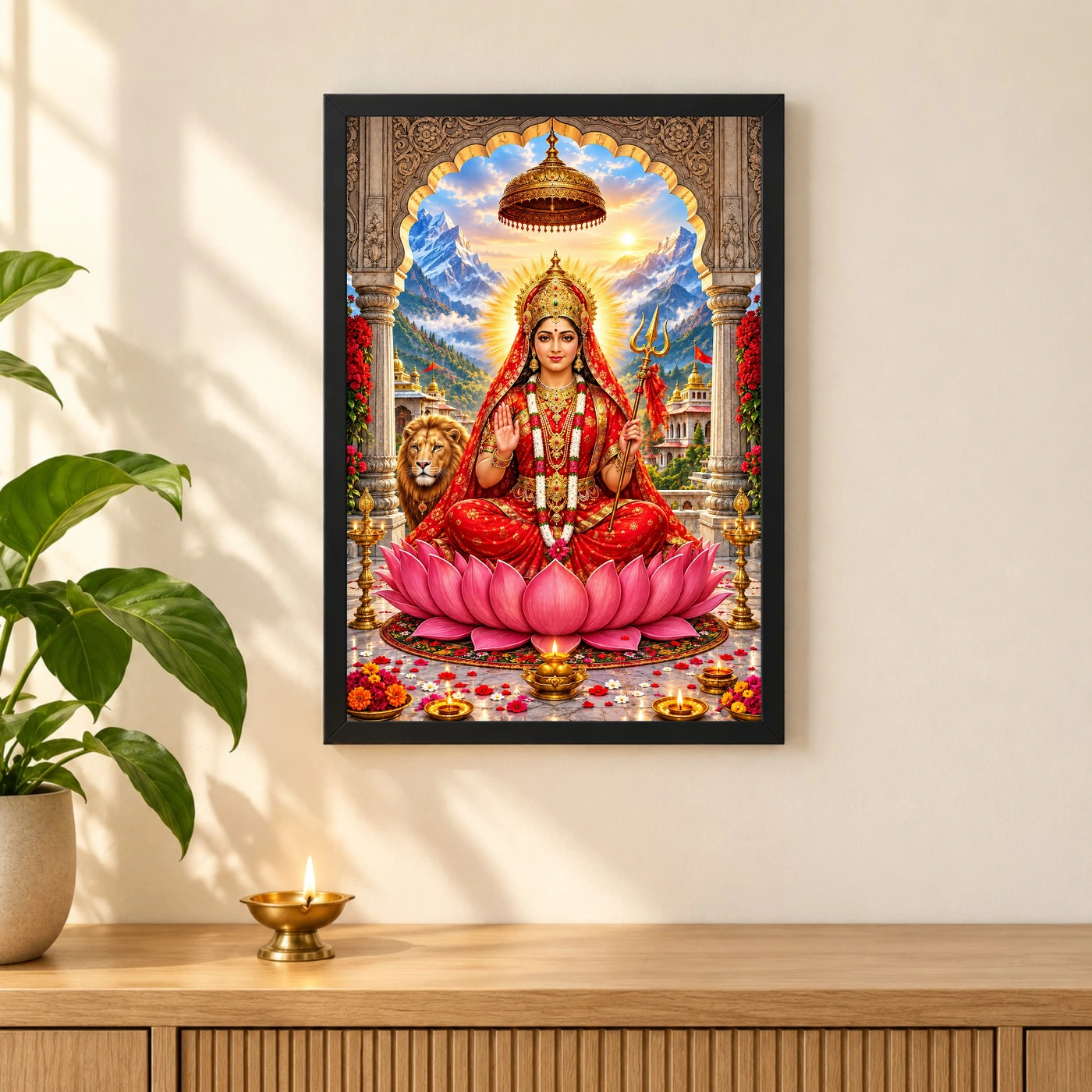Chintpurni Mata Himachal Photo Frame, view 3