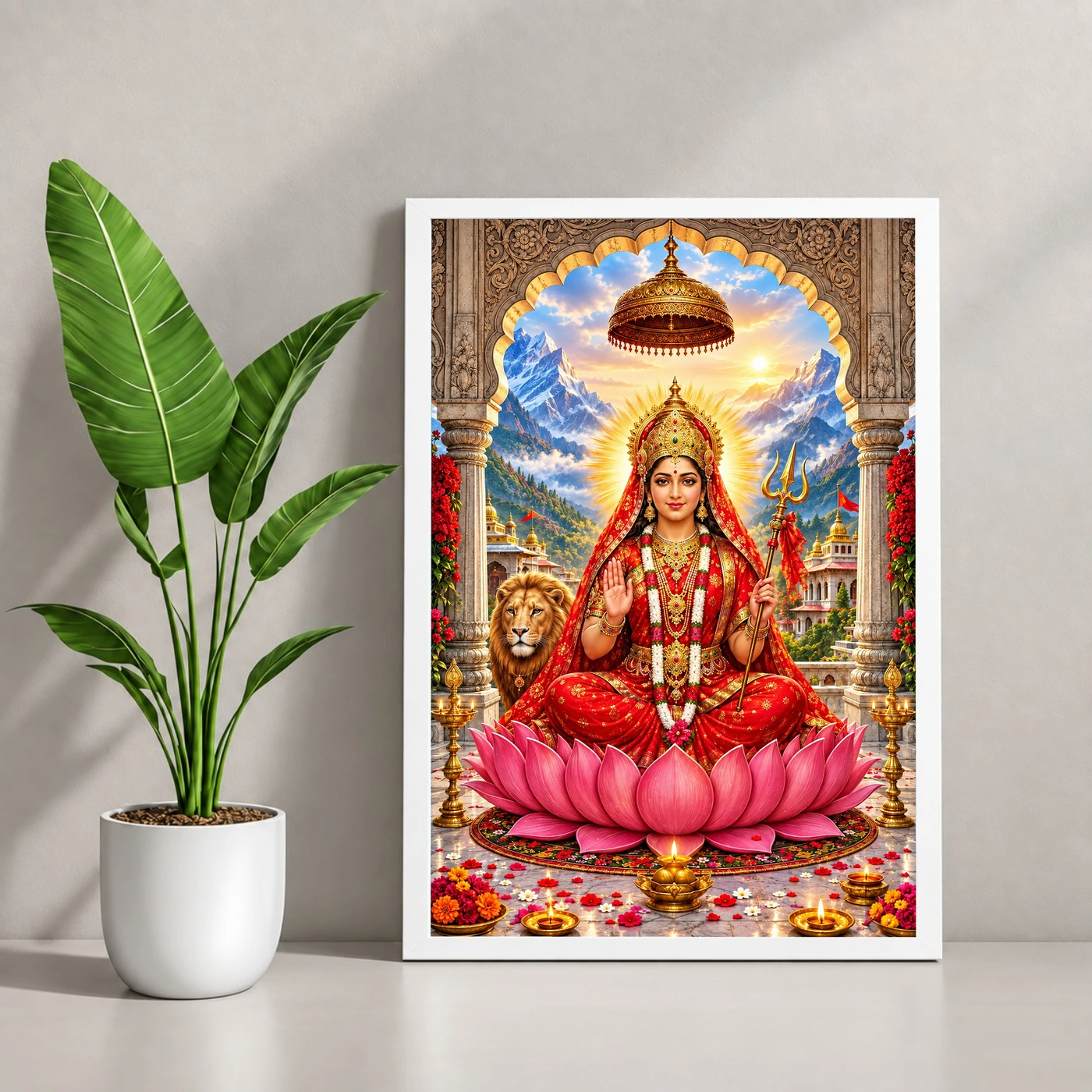 Chintpurni Mata Himachal Photo Frame, view 4