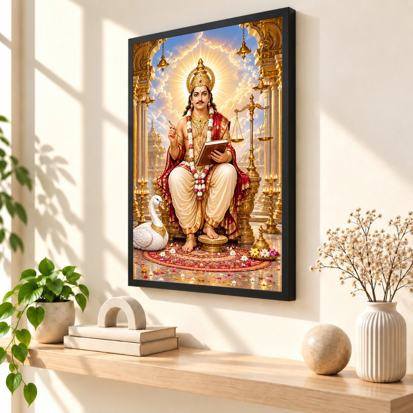 Chitragupta Celestial Court Photo Frame, view 2