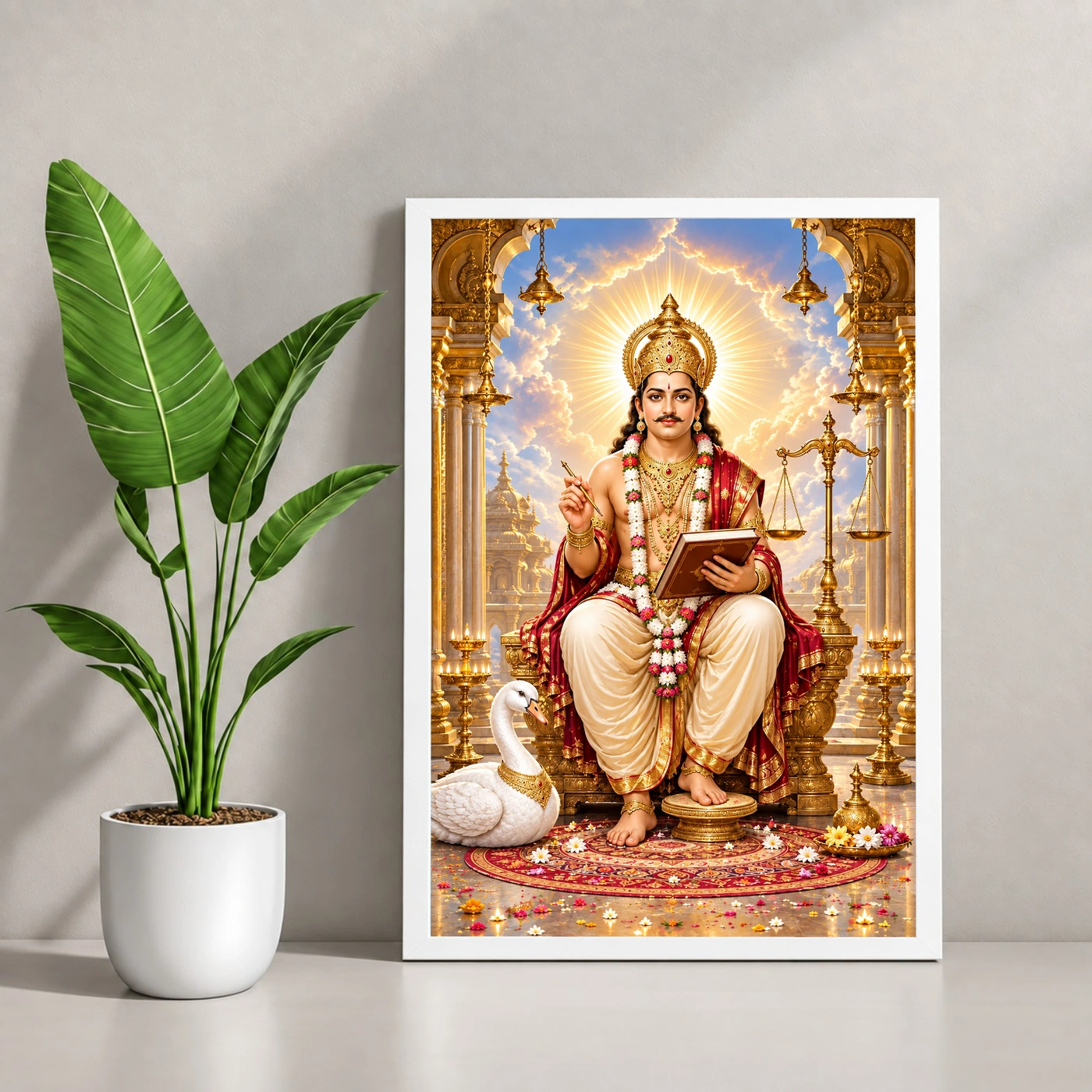 Chitragupta Celestial Court Photo Frame, view 4