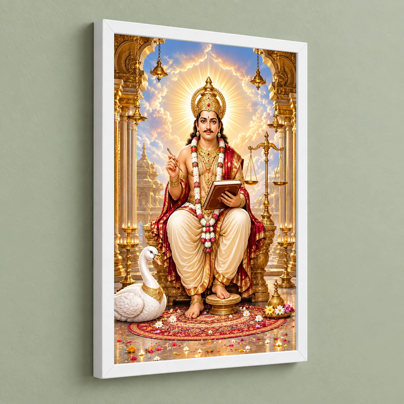 Chitragupta Celestial Court Photo Frame, view 5