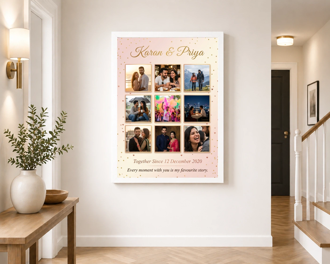 Couple Collage Photo Frames Romantic Love Memories Together Photo Frame, view 6