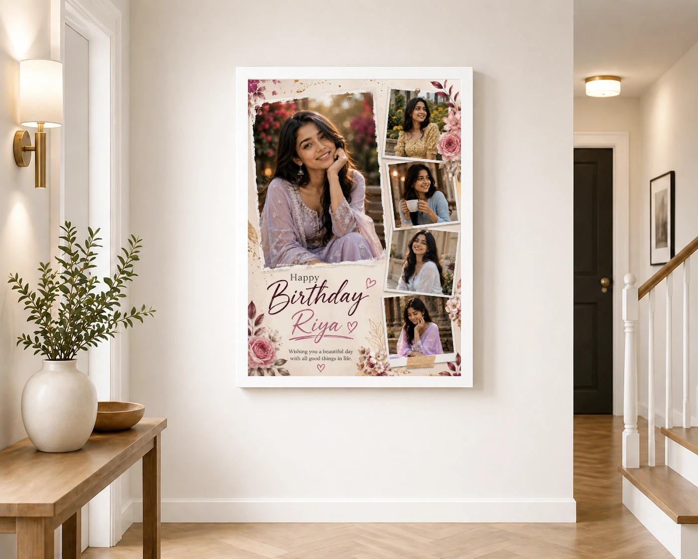 Custom Birthday Gift Photo Frame, view 6