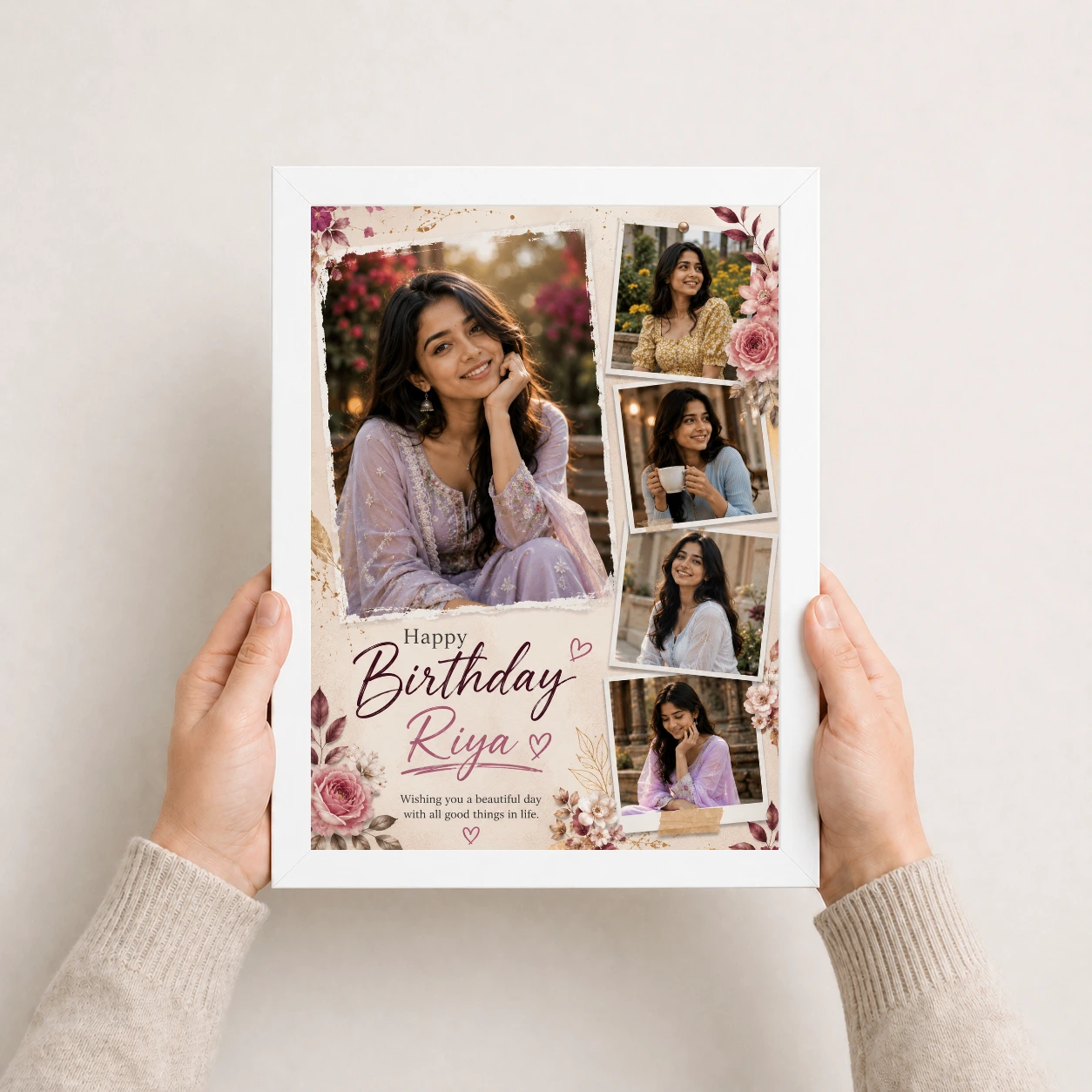 Custom Birthday Gift Photo Frame, view 7