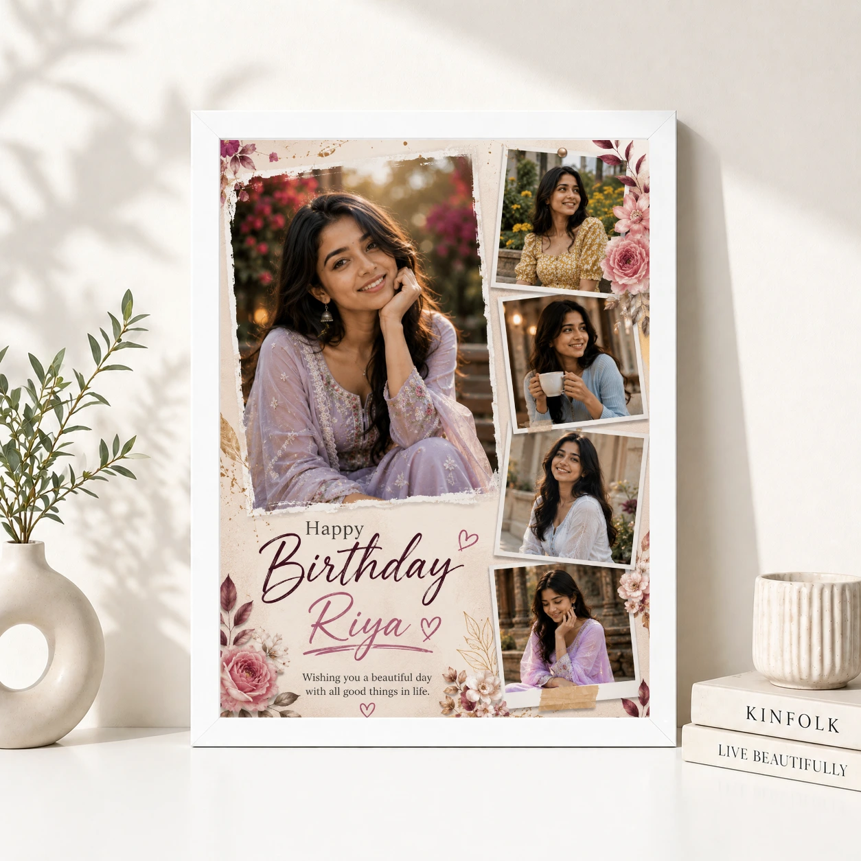 Custom Birthday Gift Photo Frame, view 8
