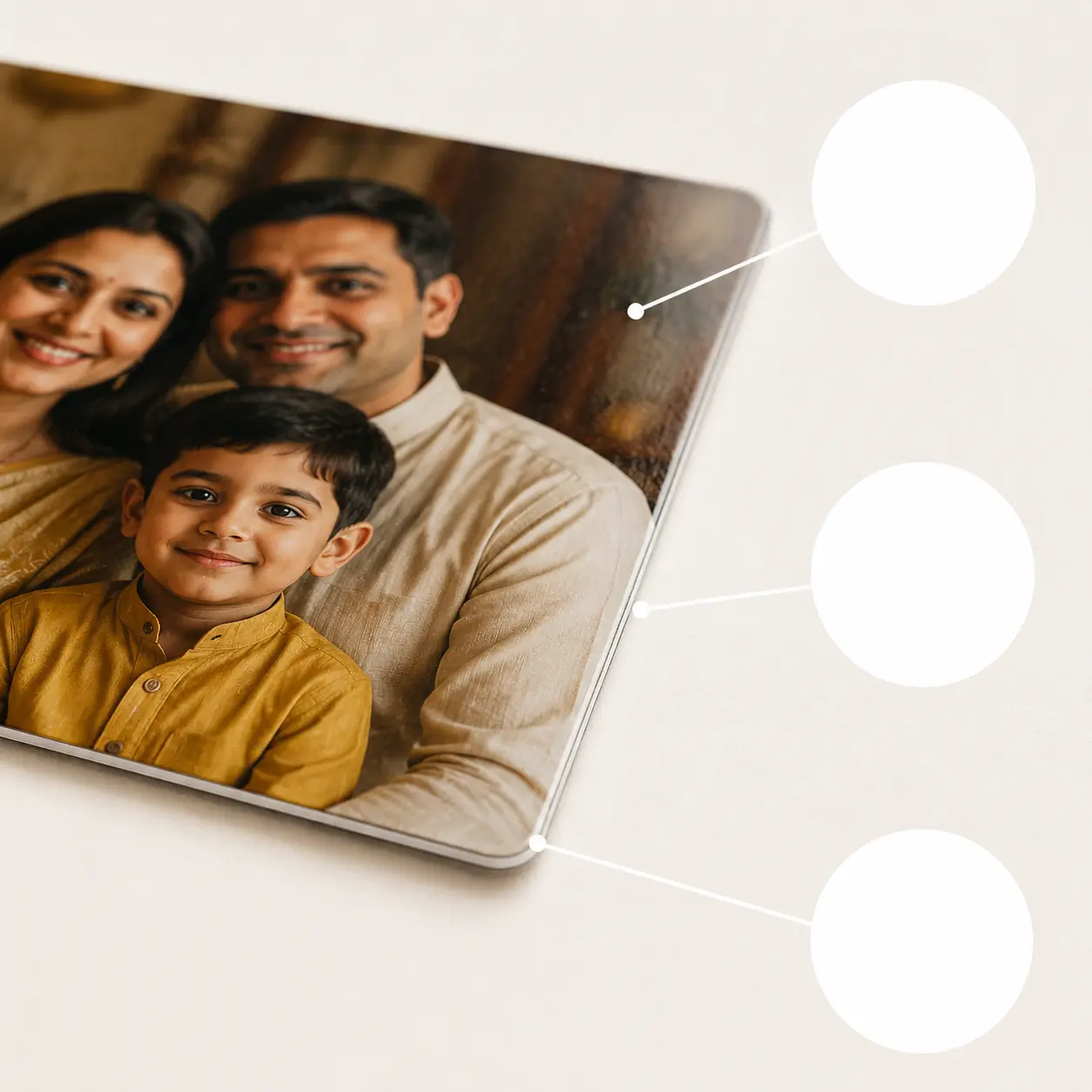 Custom Laminated Wallet Photo Cards Online, view 3