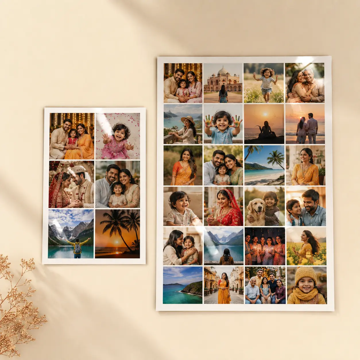 Custom Photo Collage Poster Online – A4 & A3, view 2