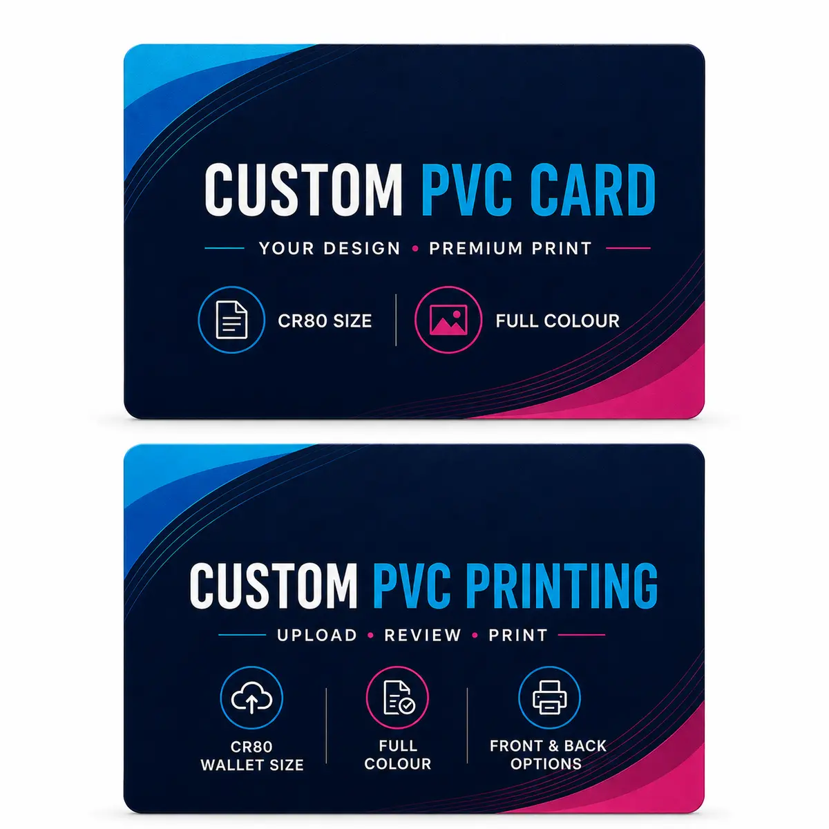 Custom PVC Card Printing Online, view 3