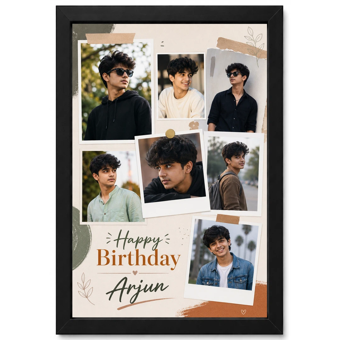 Customised Photo Frame for Boyfriend Birthday, view 12