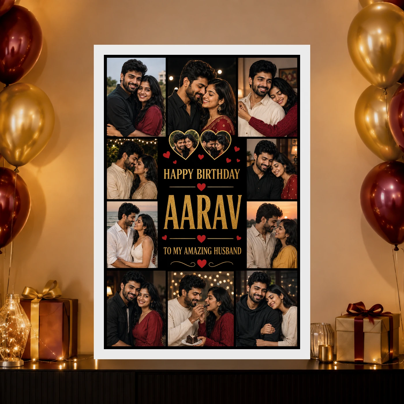 Customized Birthday Frame for Husband, view 10
