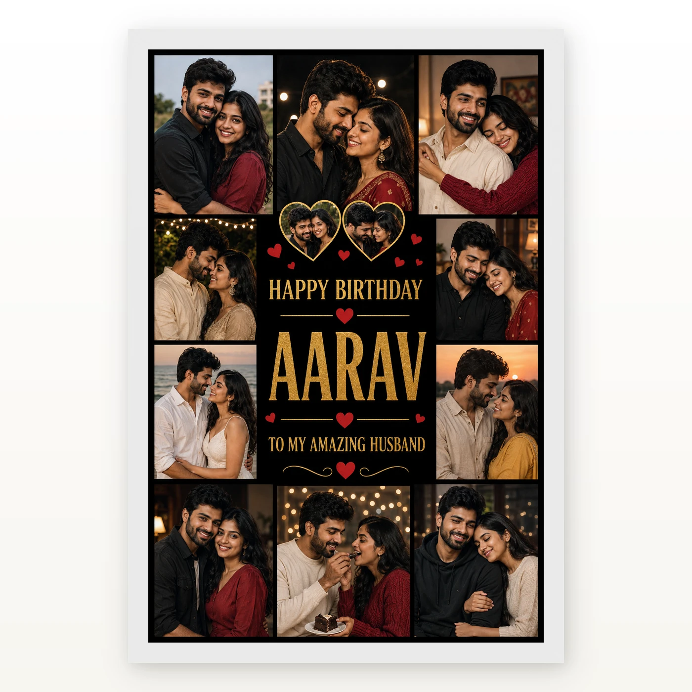 Customized Birthday Frame for Husband, view 2