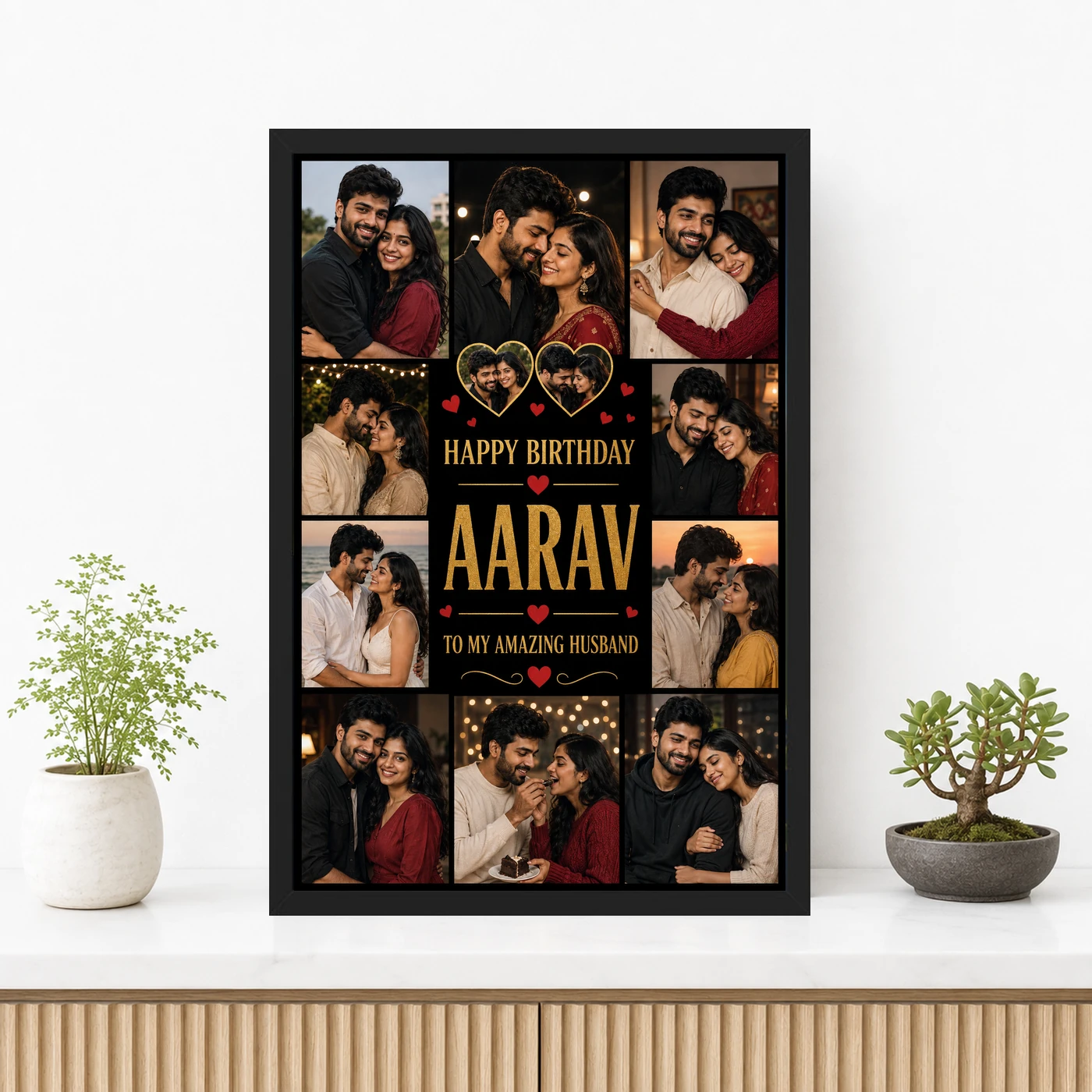 Customized Birthday Frame for Husband, view 3