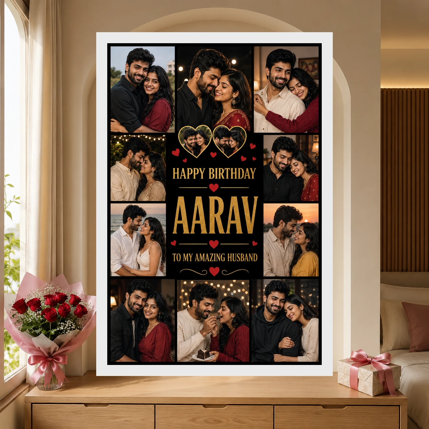 Customized Birthday Frame for Husband, view 6