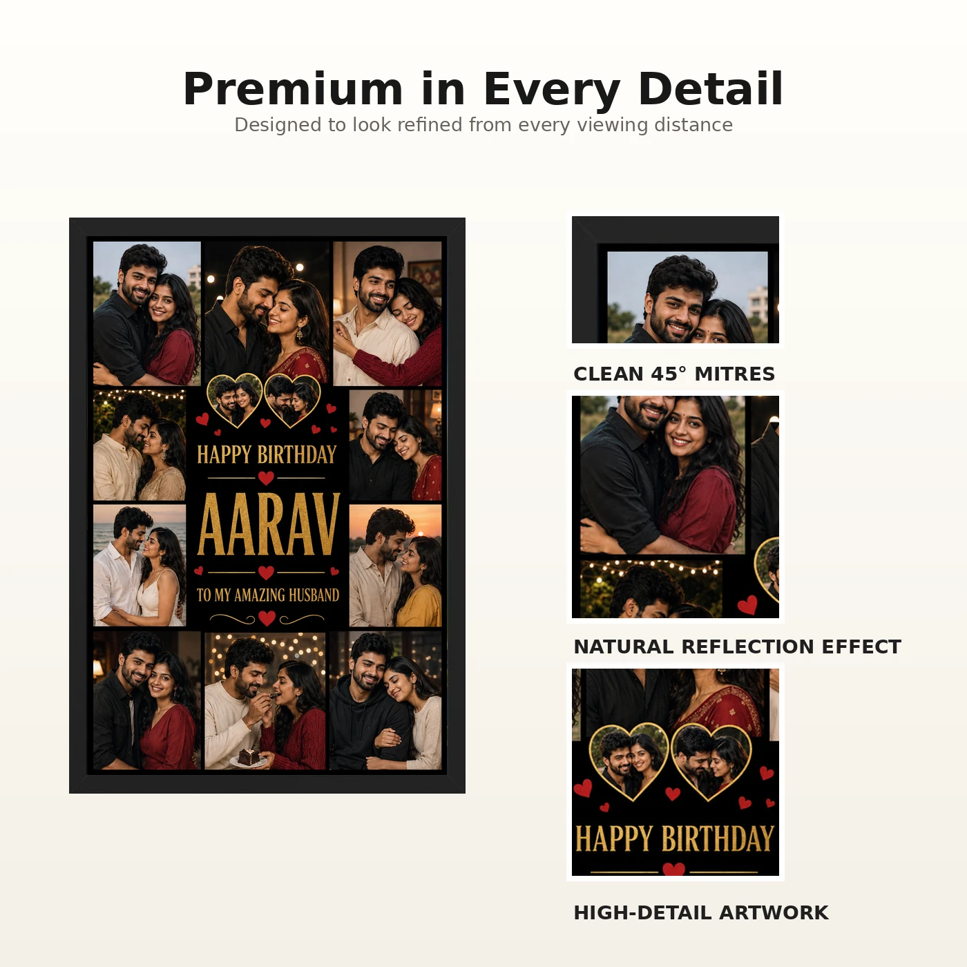 Customized Birthday Frame for Husband, view 9