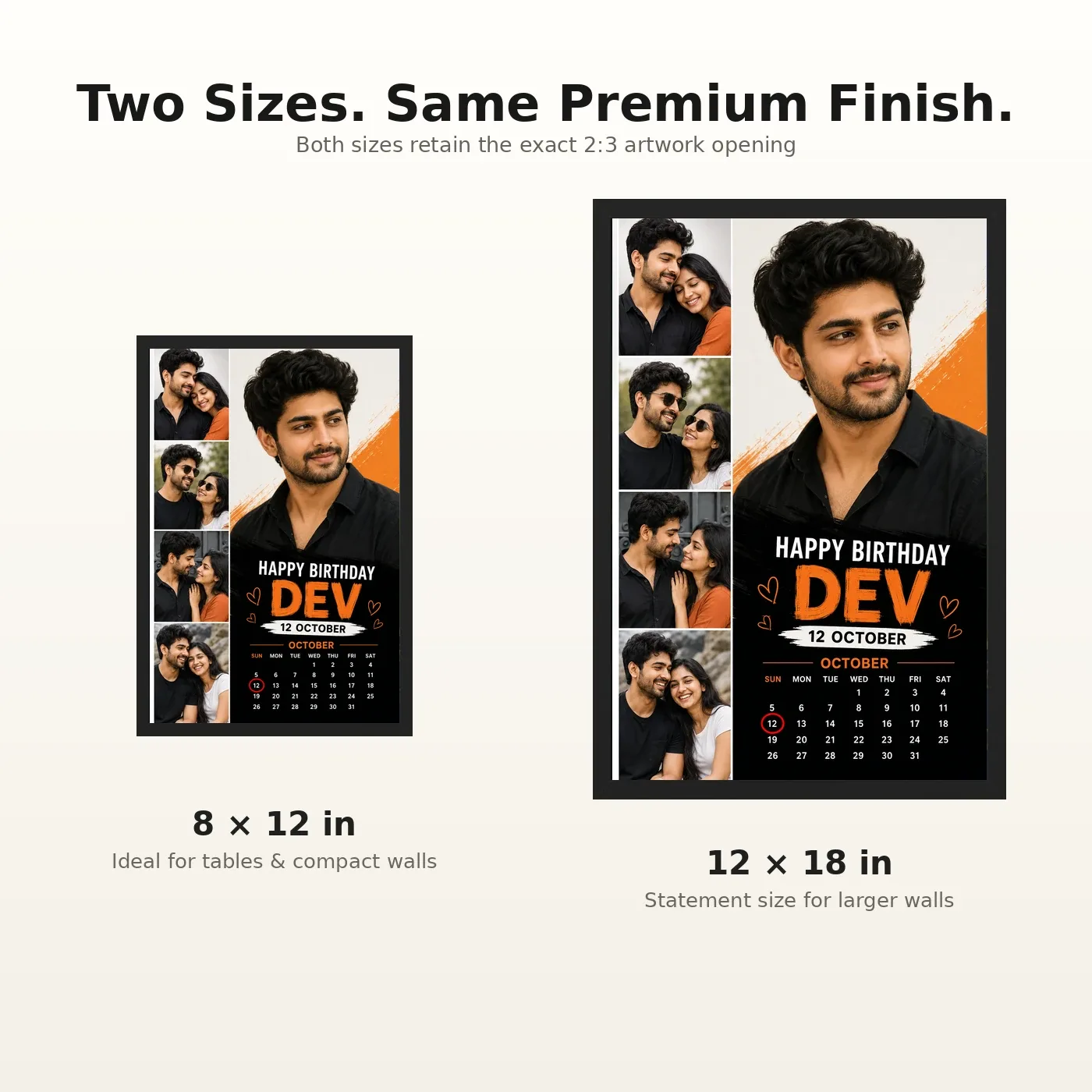 Customized Boyfriend Birthday Frame with Photo, view 8