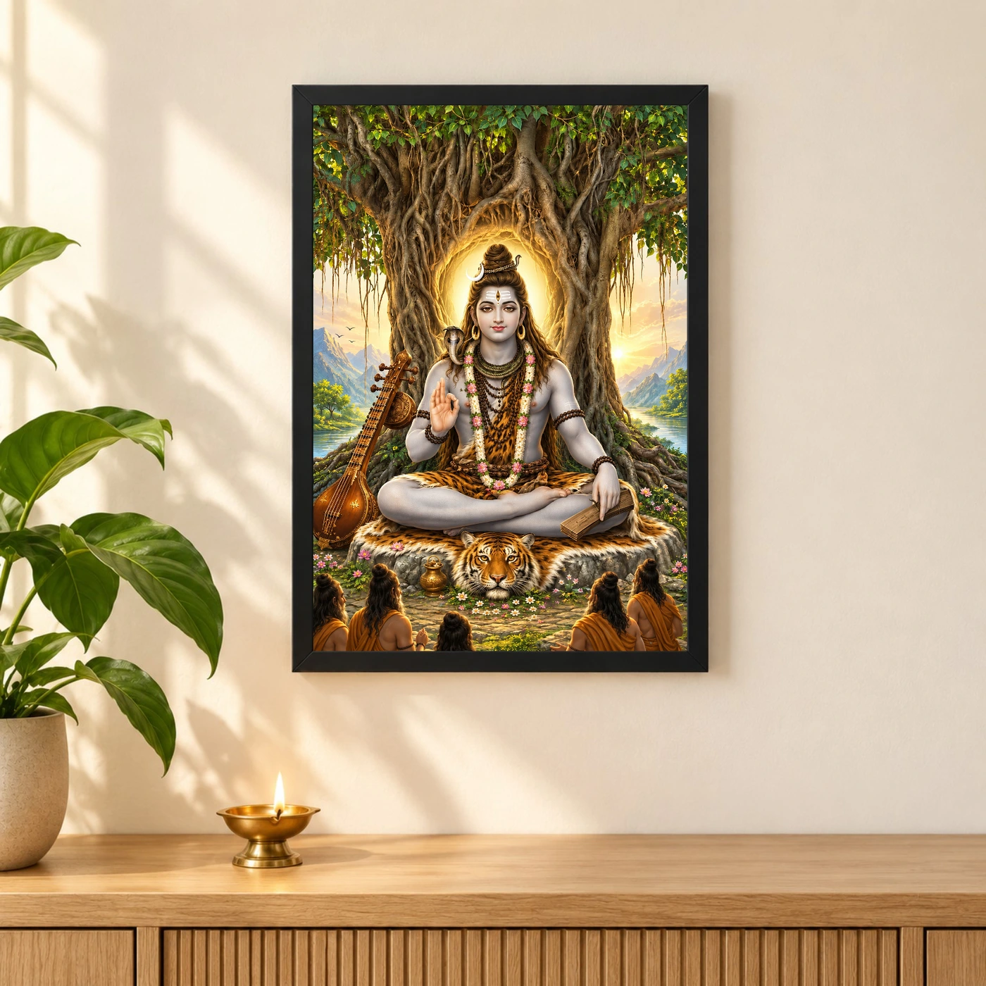 Dakshinamurthy Banyan Wisdom Photo Frame, view 3